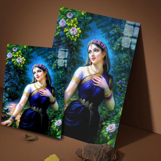 Radha Rani - Premium Metal Poster