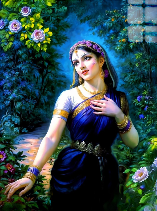 Radha Rani - Premium Metal Poster